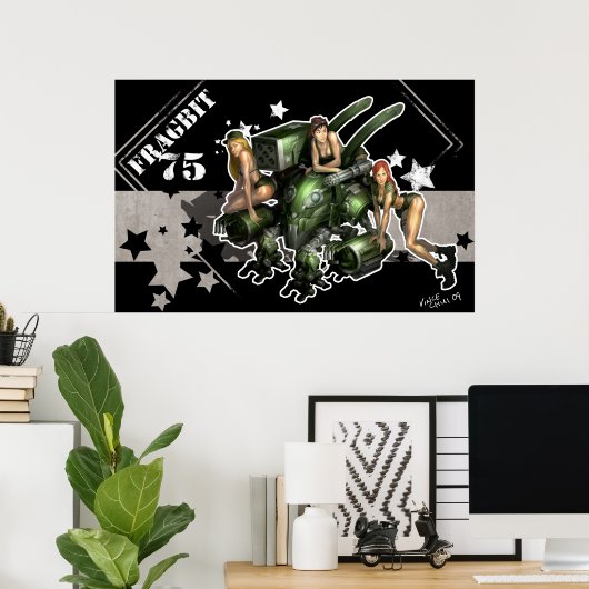 Fragbit-75 Poster (Thuiskantoor)