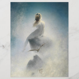 Frage en die Sterne Scrapbook Papier