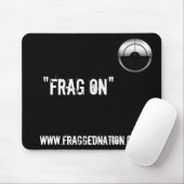 FraggedNation.com-kader op muis Muismat (Met muis)