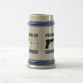 Fragging is een serieuze onderneming bierpul (Center)