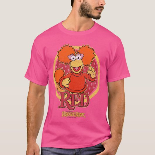 Fraggle Rock Red Circle vintage T-shirt (Voorkant)