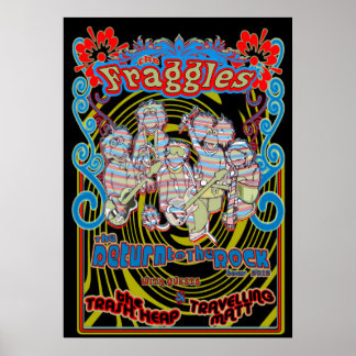 Fraggles keren terug naar de rocktour poster