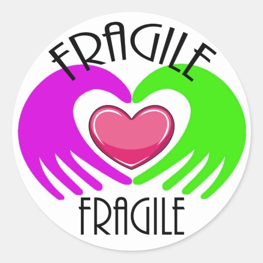 FRAGIEËN RONDE STICKER (Voorkant)