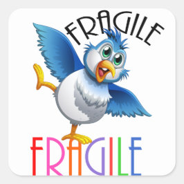 FRAGIEËN VIERKANTE STICKER