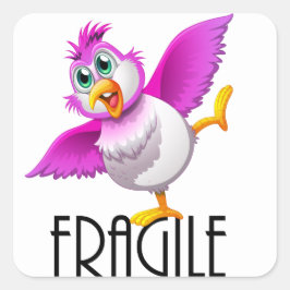 FRAGIEËN VIERKANTE STICKER