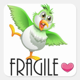 FRAGIEËN VIERKANTE STICKER