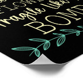 Fragiel als een bloem maar een bom Feminist 1 Poster (Hoek)