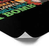 Fragiel als een bloem maar een bom Feminist 2 Poster (Hoek)