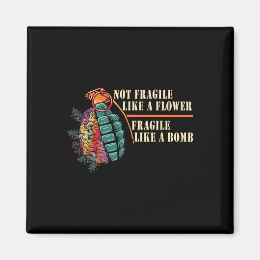 Fragiel als een bloem, maar een feministische bom magneet (Voorkant)