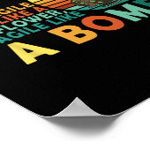 Fragiel als een bloem, maar een feministische bom poster (Hoek)