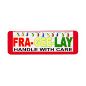 Fragiel Etiket (Voorkant)