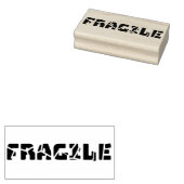Fragiel Rubberstempel (Gestempeld)