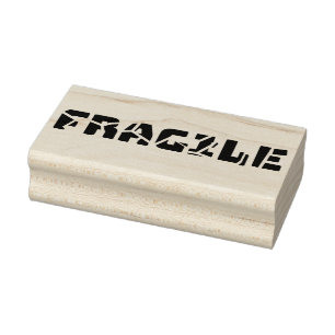 Fragiel Rubberstempel