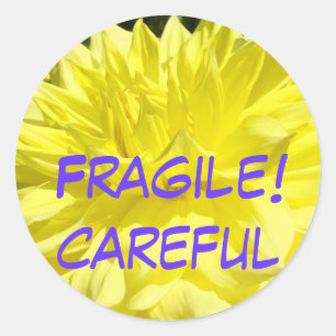 Fragiel! stickers Zorg stickers Verhuizen Inpakken