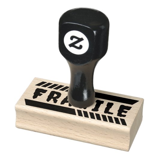 Fragiele aangepaste rubberen stempel (Stempel)