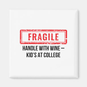 Fragiele handvat met Kind wijn bij college ouder m Magneet