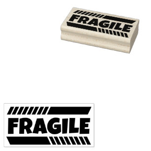 Fragiele Vette Douane Rubberzegel Rubberstempel