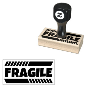 Fragiele Vette Douane Rubberzegel Rubberstempel