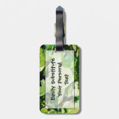 Fragift Spring Apple Abstracte bloesems Bagagelabel (Achterkant verticaal)