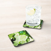 Fragift Spring Apple Abstracte bloesems Onderzetter (Rechterzijde)