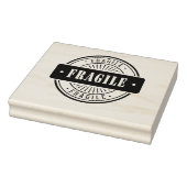 Fragile 4x5 rubberstempel (Stempel)