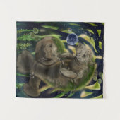Fragile Balance ManateeTapestry Wandkleed (Voorkant (horizontaal))