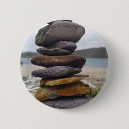 "Fragile Balance" Ronde Button 5,7 Cm