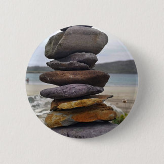 "Fragile Balance" Ronde Button 5,7 Cm