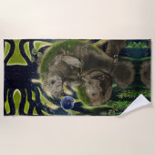 Fragile balanceerbeheer strandlaken (Voorkant)