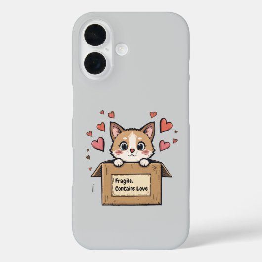 Fragile: Contains Love Case-Mate iPhone Case (Achterkant)