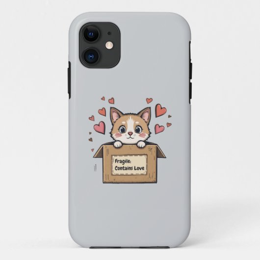 Fragile: Contains Love Case-Mate iPhone Case (Achterkant)