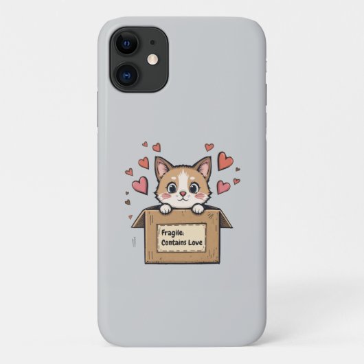 Fragile: Contains Love Case-Mate iPhone Case (Achterkant)