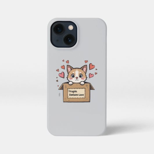 Fragile: Contains Love iPhone Hoesje (Achterkant)