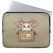 Fragile: Contains Love Laptop Sleeve (Voorkant)