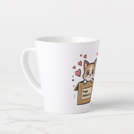 Fragile: Contains Love Latte Mok (Linkerhoek)