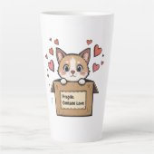 Fragile: Contains Love Latte Mok (Voorkant)