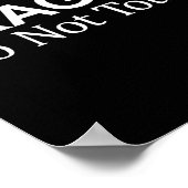 Fragile - Do Not Touch -  Poster (Hoek)