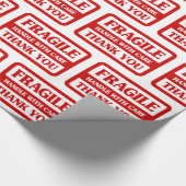 Fragile handgreep met zorg cadeaupapier (Hoek)