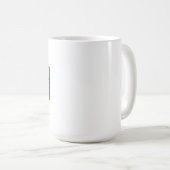 Fragile handgreep met zorg koffiemok (Voorkant rechts)
