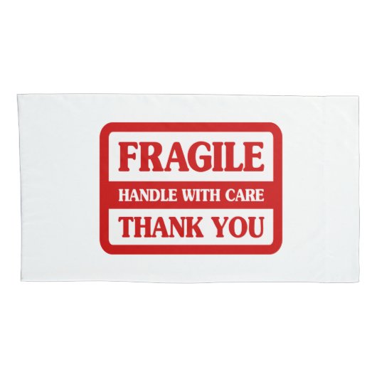 Fragile handgreep met zorg kussensloop (Achterkant-Rechts)