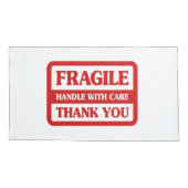 Fragile handgreep met zorg kussensloop (Achterkant-Links)