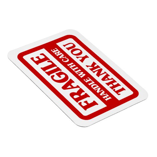 Fragile handgreep met zorg magneet (Rechterzijde)