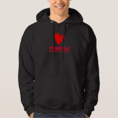 Fragile Handle With Care Love heart 3 Hoodie (Voorkant)