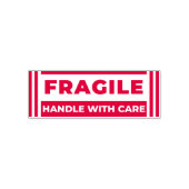 Fragile (Handle with Care Order) Business Office Zelfinktende Stempel (Design)