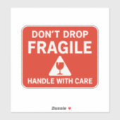 Fragile Handle With Care Shipping Label Design (Vel)