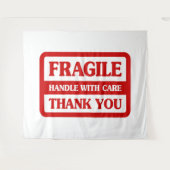 Fragile Handle With Care Wandkleed (Voorkant (horizontaal))