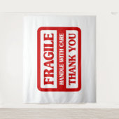 Fragile Handle With Care Wandkleed (Voorkant)