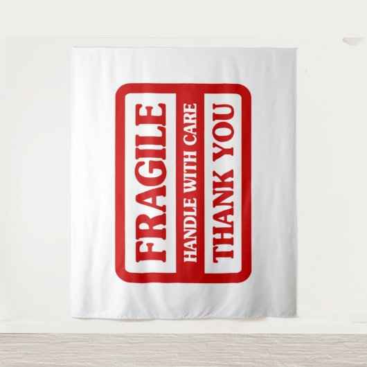 Fragile Handle With Care Wandkleed (Voorkant)