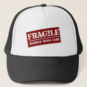 Fragile - handvat met een verpleger trucker pet (Voorkant)