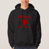 Fragile hartbehandeling met zorg hoodie (Voorkant)